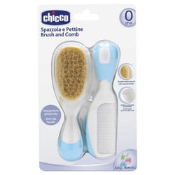 Chicco Brosse et Peigne 0 Mois et + - Couleur : Bleu
