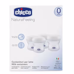 Chicco Contenitore Latte NaturalFeeling 4 pièce(s) Sacs de stockage d'allaitement