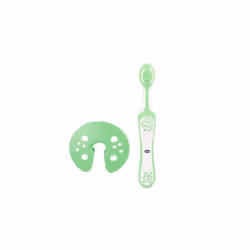 Chicco 00006961000000 brosse à dents Ensemble de brosses à dents Vert, Blanc Bébé - Vue supplémentaire 4