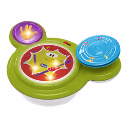 Chicco Ma Première Batterie Music Band Drum, 0,75 an(s), AAA, 358 g, Multicolore
