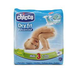 Chicco 8058664029594 couche jetable Garçon/Fille 3 21 pièce(s)
