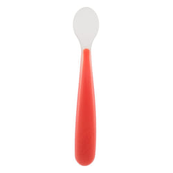 Chicco 00006828710000 Couvert pour tout-petits Cuillère pour enfants en bas âge Rouge, Blanc Silicone