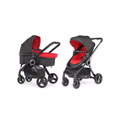 Chicco Urban Plus Poussette avec système de voyage 1 siège(s) Noir, Rouge - Vue supplémentaire 4