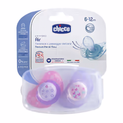Chicco Sucette Silicone Rose 4m+