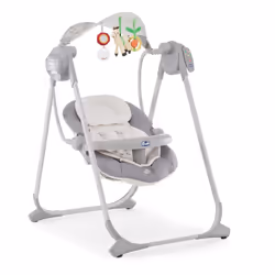 Chicco Polly Swing Up, Pliable, Barre d'activités, Gris