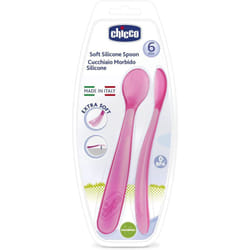 Chicco Soft Silicone 6m+ Pink 2 pcs