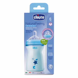 Chicco 00080837210000 biberon 330 ml Plastique Bleu
