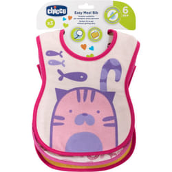 Chicco Bibs 6m+ Girl 3 pcs