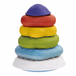 Chicco Anneaux à Empiler 2 en 1, Multicolore