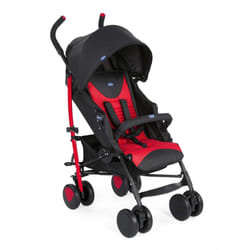 Chicco 07079431300000 Poussette pour bébé Poussette tandem 1 siège(s) Noir, Rouge