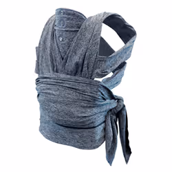 Chicco Boppy ComfyFit, Écharpe de portage, 15 kg, Gris, Tissu