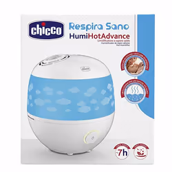 Chicco Humi Hot Advance humidificateur Vapeur Bleu, Blanc