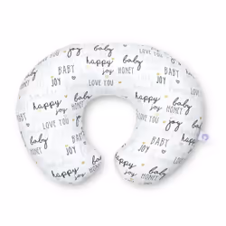Chicco Support pour Allaitement Boppy, Noir, Blanc, Jaune, Lavage en machine, Garçon/Fille, 1,09 kg, 480 mm, 520 mm