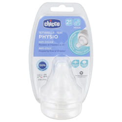Chicco Physio 2 Tétines Débit Moyen 2 Mois et +