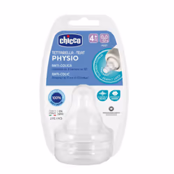 Chicco 00020335000000, Orthodontique, Débit moyen, Valve anti-coliques, 2 pièce(s)