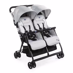 Chicco Ohlala Twin Poussette double 2 siège(s) Argent
