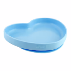 Chicco 00010217200000, Assiette pour enfant en bas âge, Bleu, Silicone, Garçon/Fille