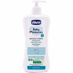 Votre bébé pleure dans le bain ? Le shampoing pour le corps Chicco Baby Moments peut changer la donne. Il nettoie délica ...