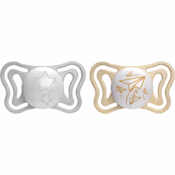 Faites confiance aux techniques traditionnelles pour apaiser votre bébé. La tétine Chicco Physio Light Physio Forma Night pro ...