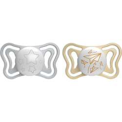Chicco Physio Light Physio Forma Night 6-16 m Grey/Gold 2 pcs