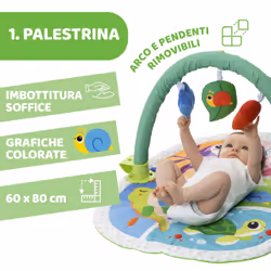 Chicco Classic 00011353000000 gymnase et tapis d'éveil pour bébé Tissu Multicolore Tapis de jeux pour bébé - Vue supplémentaire 5