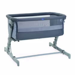 Chicco Next2Me Go, Lit bébé, Garçon/Fille, Tissu, Plastique, Gris, Pliable