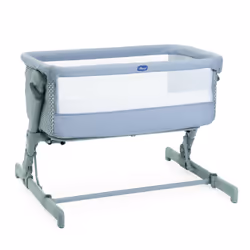 Chicco Next2Me Go, Lit bébé, Garçon/Fille, Tissu, Plastique, Gris clair, Pliable