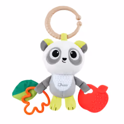 Chicco 00011566000000, Garçon/Fille, jouets de dentition intégrés, Sonore, Tissu, Plastique, Multicolore, 1 pièce(s)