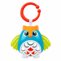 Chicco Owl Rattle, Garçon/Fille, 3 mois, Multicolore