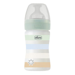 Chicco 00028611210000 biberon 150 ml Bleu, Vert, Orange, Translucide, Blanc Plastique