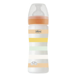 Chicco 00028623310000 biberon 250 ml Vert, Orange, Translucide, Blanc, Jaune Plastique
