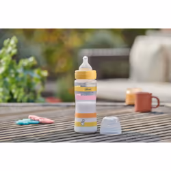 Chicco 00028637110000 biberon 330 ml Translucide, Blanc, Jaune Plastique