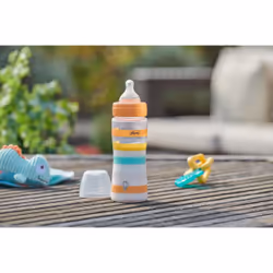 Chicco 00028637310000 biberon 330 ml Orange, Translucide, Blanc, Jaune Plastique