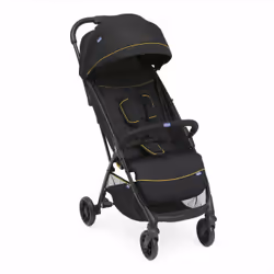 Chicco Glee, Ciel de lit, Diable léger, unisexe, Roues pleines, Pliable, Noir