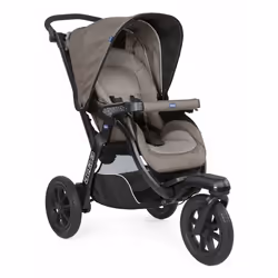 Chicco Classic Activ3, Ciel de lit, Poussette classique, Unisexe, Pliable, Beige