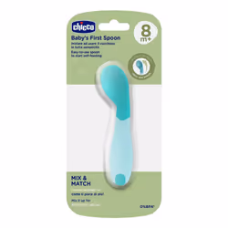 Chicco 00016100250000 Couvert pour tout-petits Cuillère pour enfants en bas âge Bleu - Vue supplémentaire 2
