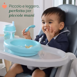 Chicco 00016100250000 Couvert pour tout-petits Cuillère pour enfants en bas âge Bleu - Vue supplémentaire 4