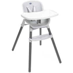 Chaise haute - CHICCO - Zest - Des 6 mois - Gris