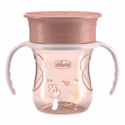 Chicco 00006951150000, Unique, 0,2 L, Rose, Plastique, Silicone, Tasse, Universel