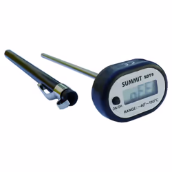 Thermomètre digitale tecnogas SDT9 de poche Complet deinterrupteur °C, Capuchon protective bronche mémoire, arrêt automatique ...