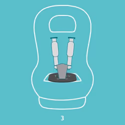 Digicom Tippy Coussinet intelligent pour siège de bébé - Vue supplémentaire 4