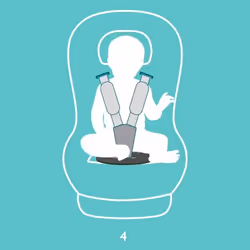 Digicom Tippy Coussinet intelligent pour siège de bébé - Vue supplémentaire 5