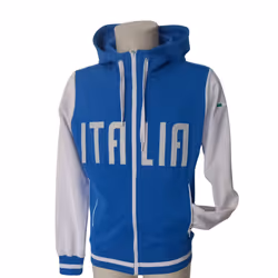 Sweatshirt à capuche full zip Italie Merch CD