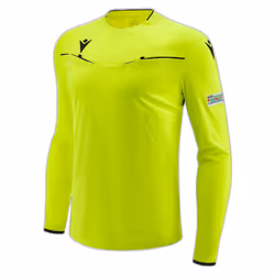 Maillot d'arbitre manches longues Macron UEFA 2023/25