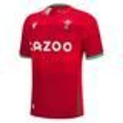 Maillot Macron WRU Pays de Galles Domicile Officiel Rugby