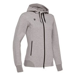Sweat à capuche zippé femme Macron lyre