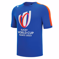 T-shirt polycoton Macron RWC France 2023