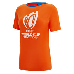 T-shirt polycoton femme Macron RWC France 2023