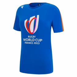 T-shirt polycoton femme Macron RWC France 2023