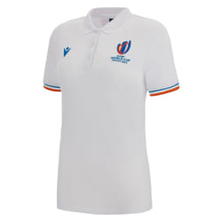 Polo piqué femme Macron RWC France 2023